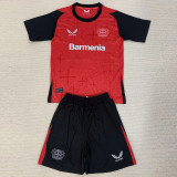 24-25 LeverKusen Home Kids Soccer Jersey