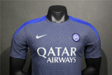 Mens Inter Milan Pre-Match Short Training Authentic Grey Jersey 2024/25 - Match