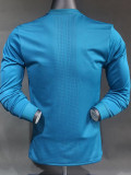 2017-2018 Real Madrid Third Player Version  Long Sleeve Retro Soccer Jersey