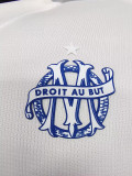 24-25 Marseille White 125th Anniversary Player Version Soccer Jersey