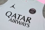 Mens PSG x Jordan Tank top and shorts suit  Grey 2024/25