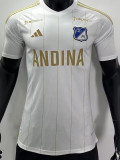 24-25 Millonarios Away Player Version Soccer Jersey