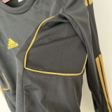 2011-2012Real Madrid  Away Black Long Sleeve Retro Soccer Jersey