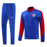24-25  Mens Barcelona Fancy blue Jacket Tracksuit suit