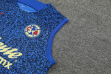 24-25 Club America Royal Blue Tank top and shorts suit