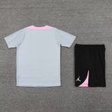Mens PSG x Jordan Short Training Suit Grey 2024/25