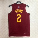 22-23 Cleveland Cavaliers IRVING #2 Red Top Quality Hot Pressing NBA Jersey