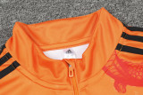 24-25  Real Madrid Orange Kids Half Pull Special Edition