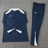 2024 NK Royal Blue Half Pull Tracksuit