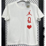 T179 Jordan White High Quality Casual T-Shirt