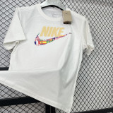 T205 NK White High Quality Casual T-Shirt