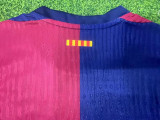 24-25  Barcelona Home Kids Player Version Soccer Jersey