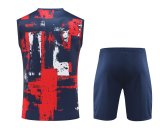 Mens PSG Tank top and shorts suit  Royal Red 2024/25