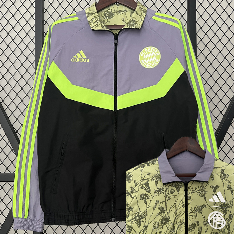 2024 Bayern Purple & Green Double Sided Windbreaker
