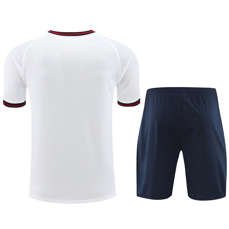 24-25  Mens Barcelona  White Training Short Suit