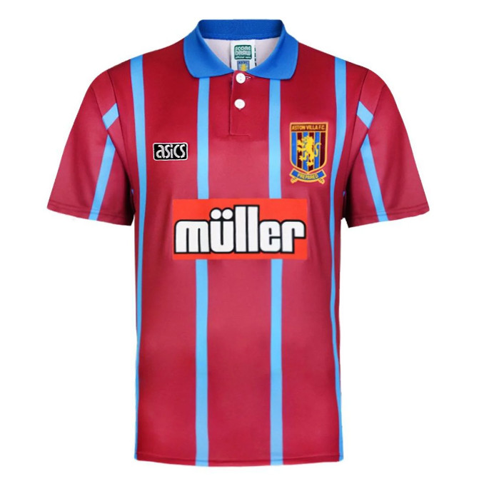 Mens Aston Villa Retro Home Jersey 1994