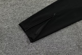 2024 JOM Black White Half Pull Tracksuit #809(半拉链)