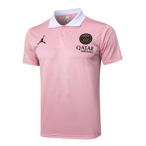 Mens PSG x Jordan Polo Shirt Pink 2024/25