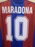 1980-1982 Mens  Barcelona Home Retro Soccer Jersey