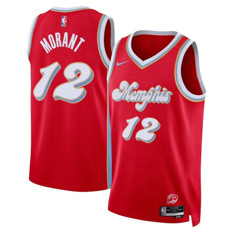 Mens Memphis Grizzlies Nike Red 2024/25 Swingman Jersey - City Edition