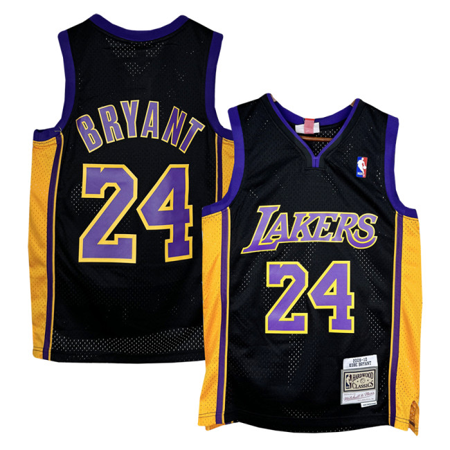 Mens Los Angeles Lakers Mitchell & Ness 2009/10 Hardwood Classics Jersey Black