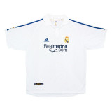 Mens Real Madrid Retro Home Jersey 2001/02