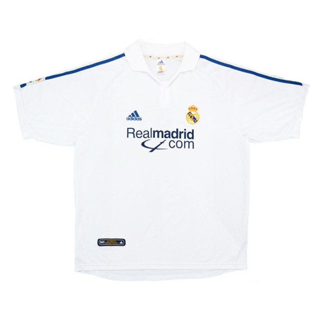 Mens Real Madrid Retro Home Jersey 2001/02