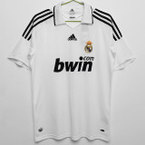 2008-2009 Real Madrid Home Retro Soccer Jersey