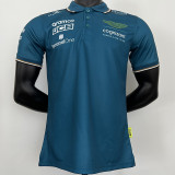 2023 F1 Aston Martin Polo Green Racing Suit