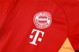 Mens Bayern Munich Jacket + Pants Training Suit Red 2024/25