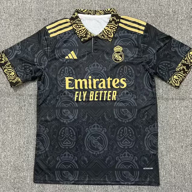 2023 Real Madrid Special Edition Black Fans Training Shirts