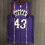 Raptors SIAKAM #43 Purple Retro Top Quality Hot Pressing NBA Jersey