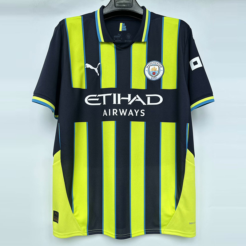 24-25 Man City Away 1:1 Fans Soccer Jersey