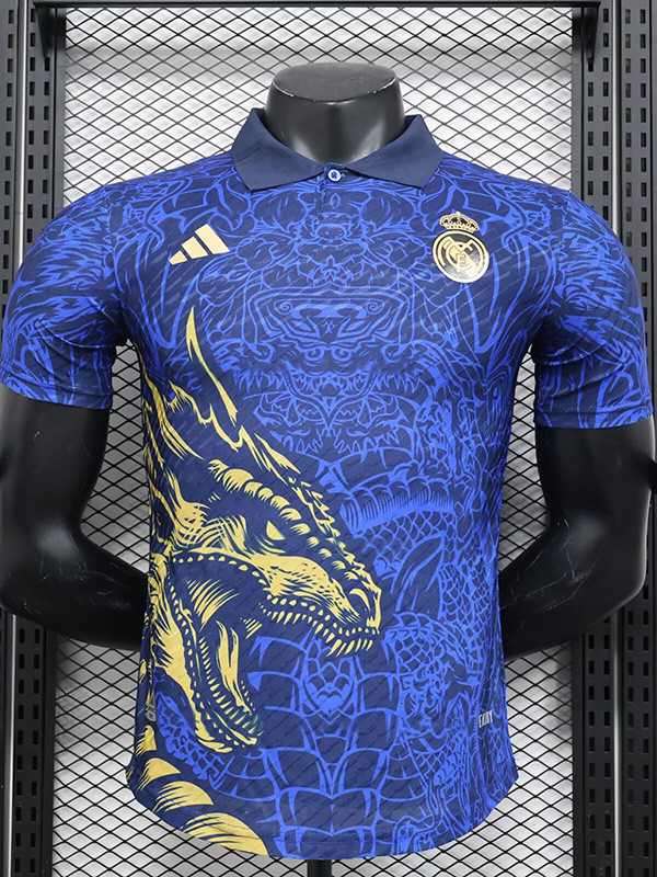 24-25 Real Madrid  Blue Special Edition Player Version Soccer Jersey