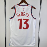 24-25 Clippers GEORGE #13 White City Edition Home Top Quality Hot Pressing NBA Jersey