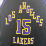23-24 LAKERS REAVES #15 Black City Edition Top Quality Hot Pressing NBA Jersey