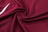 24-25 Bayern Deep Red Half Pull Tracksuit