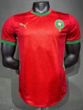 Mens Morocco  Player  Home Authentic Jersey 2025 - Match