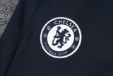 24-25 CHE Dark blue Half Pull Tracksuit