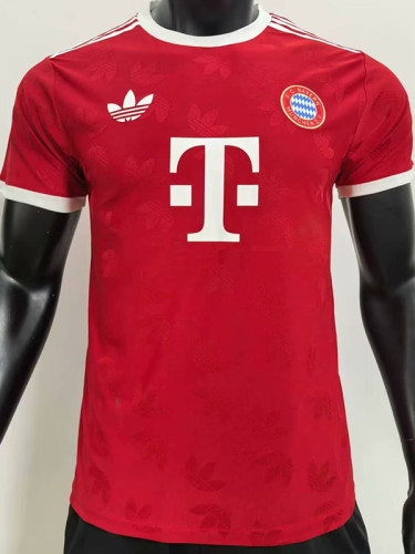 24-25 Bayern Red Casual style Player Version Soccer Jersey