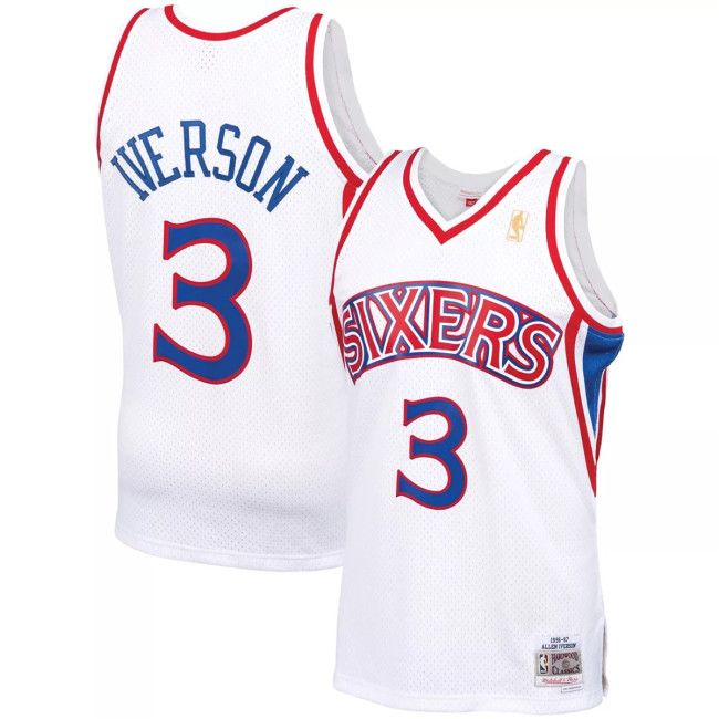 Mens Philadelphia 76ers Hardwood Classics 1996/97 Swingman Jersey