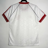 1990-1991 Man Utd White Retro Soccer Jersey