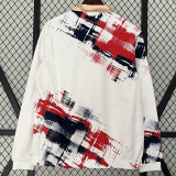 2024 PSG White & Beige Double Sided Windbreaker
