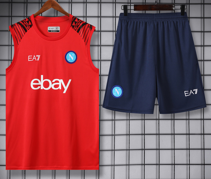 24-25 Napoli Red Tank top and shorts suit