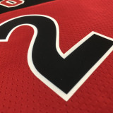 22-23 Raptors LEONARD #2 Red Top Quality Hot Pressing NBA Jersey