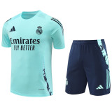 24-25 Real Madrid Light green Training Short Suit