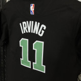 T167 CELTICS IRVING #11 Black High Quality Casual T-Shirt