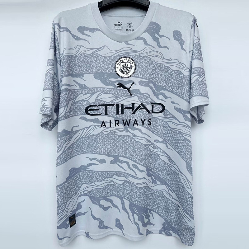 2024 Man City 'Chinese Year' Edition 1:1 Fans Soccer Jersey