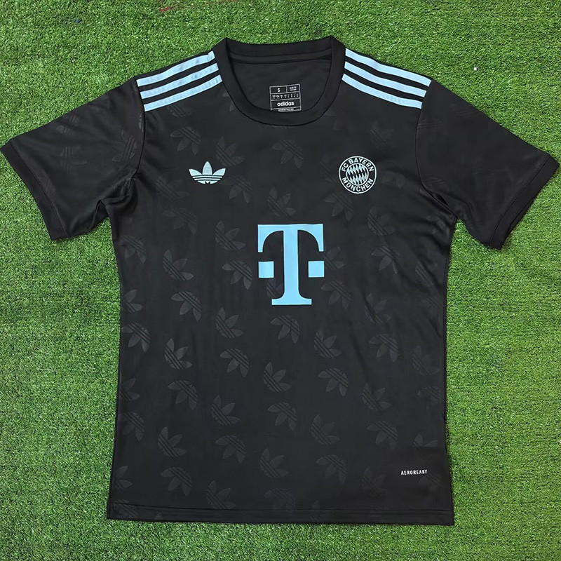 24-25 Bayern Black Casual style Fans Training shirts