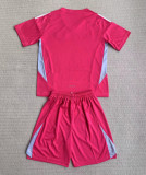 24-25 Scotland Pink GoalKeeper Kids Soccer Jersey